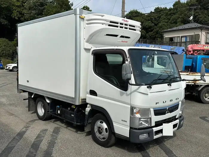 三菱 キャンター 小型 冷凍冷蔵 低温 床アルミの中古トラック画像2