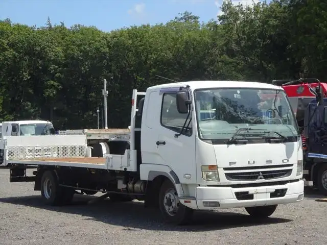 三菱 ファイター 中型/増トン 車両重機運搬 ウインチ ベッドの中古トラック画像2