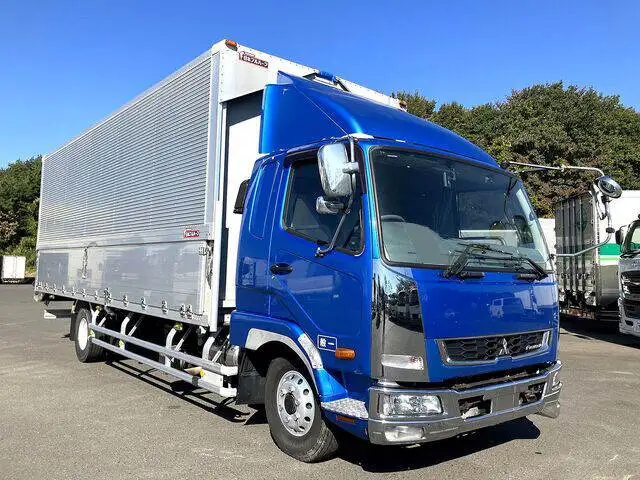三菱 ファイター 中型/増トン ウイング ベッド TKG-FK61Fの中古トラック画像3
