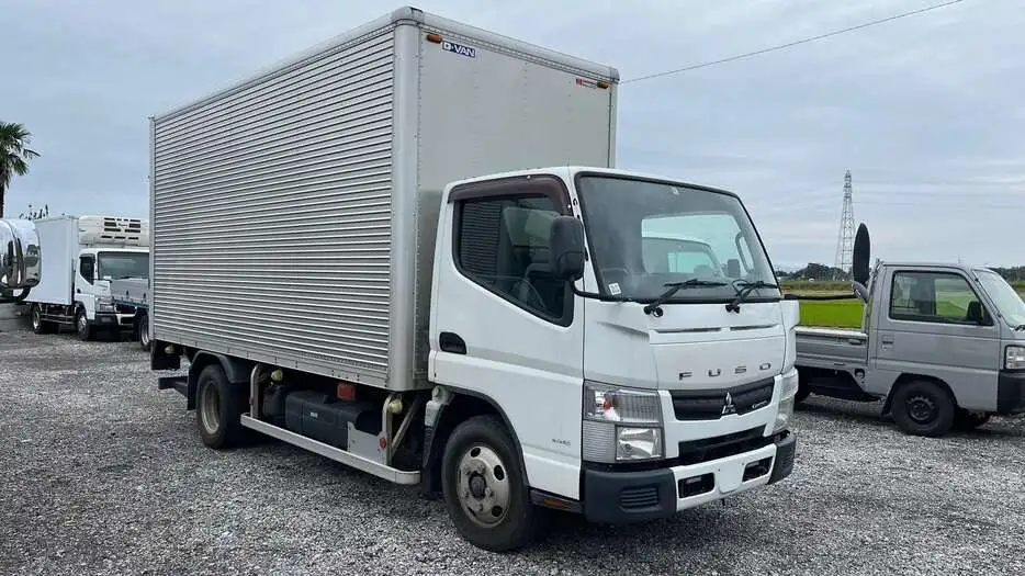 三菱 キャンター 小型 アルミバン パワーゲート TKG-FEA50の中古トラック画像2