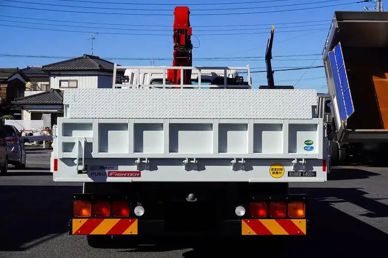 三菱 ファイター 中型/増トン 車両重機運搬 4段クレーン ラジコンの中古トラック画像3