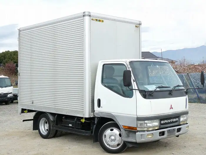 三菱 キャンター 小型 アルミバン サイドドア KK-FE51CBの中古トラック画像3