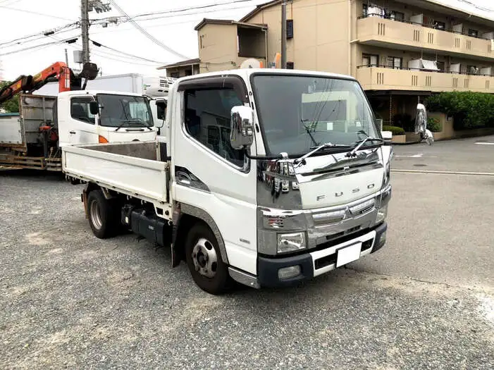 三菱 キャンター 小型 平ボディ 床鉄板 TPG-FBA20の中古トラック画像3