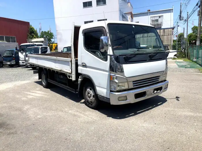 三菱 キャンター 小型 平ボディ 床鉄板 PA-FE82DEの中古トラック画像3