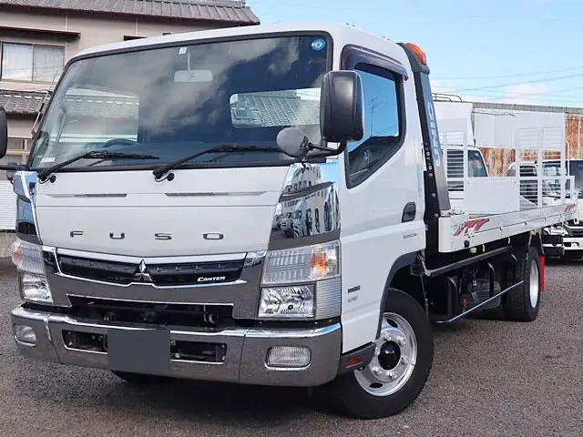 三菱 キャンター 小型 車両重機運搬 ラジコン ウインチの中古トラック画像1