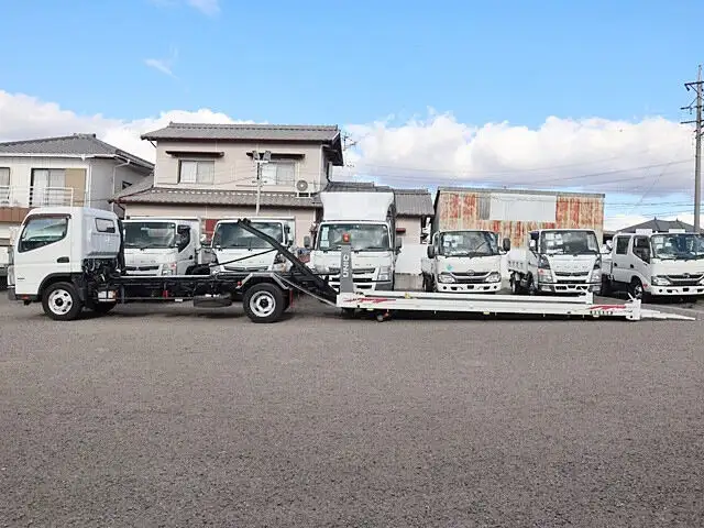 三菱 キャンター 小型 車両重機運搬 ラジコン ウインチの中古トラック画像10