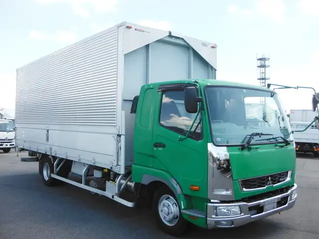 三菱 ファイター 中型/増トン ウイング ベッド TKG-FK61Fの中古トラック画像3