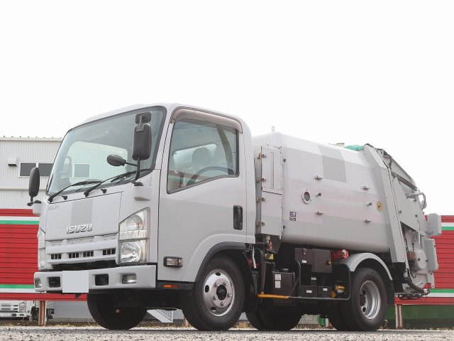 いすゞ エルフ 小型 パッカー車 回転ダンプ式 TKG-NMR85AN｜画像1
