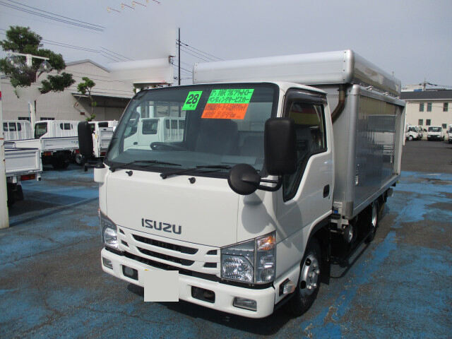 いすゞ エルフ 小型 アルミバン ボトルカー TRG-NJR85AN｜画像1