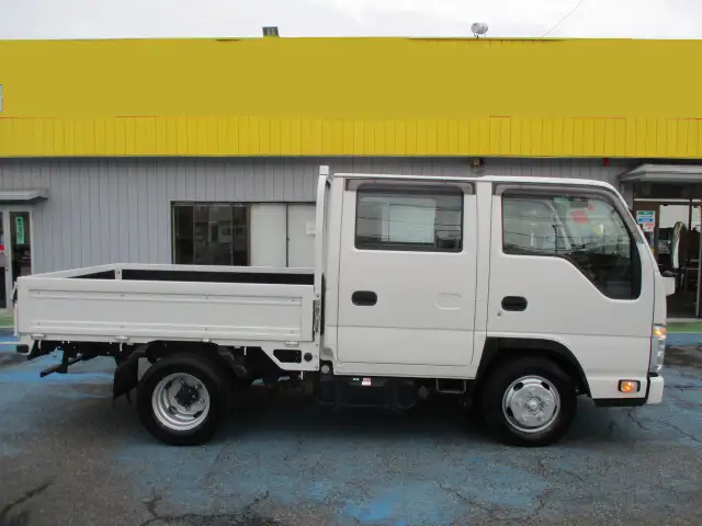 いすゞ エルフ 小型 平ボディ Wキャブ TRG-NJR85Aの中古トラック画像3