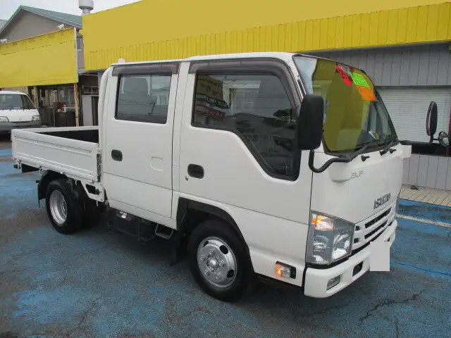 いすゞ エルフ 小型 平ボディ Wキャブ TRG-NJR85Aの中古トラック画像2