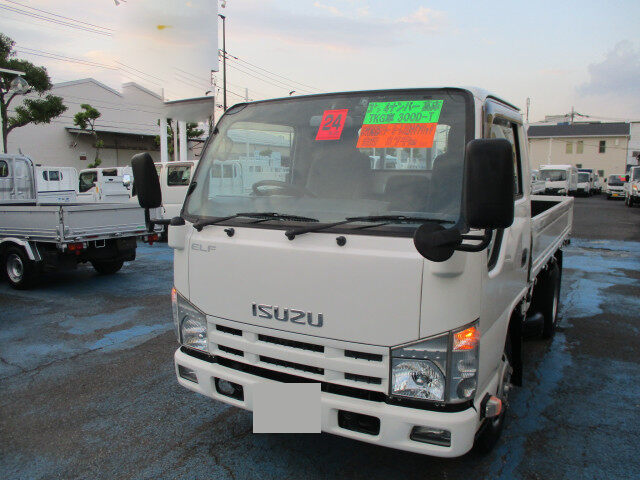 いすゞ エルフ 小型 平ボディ TKG-NKR85A H24｜画像1