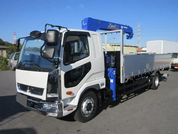 三菱 ファイター 中型/増トン クレーン付 アルミブロック 4段の中古トラック画像1