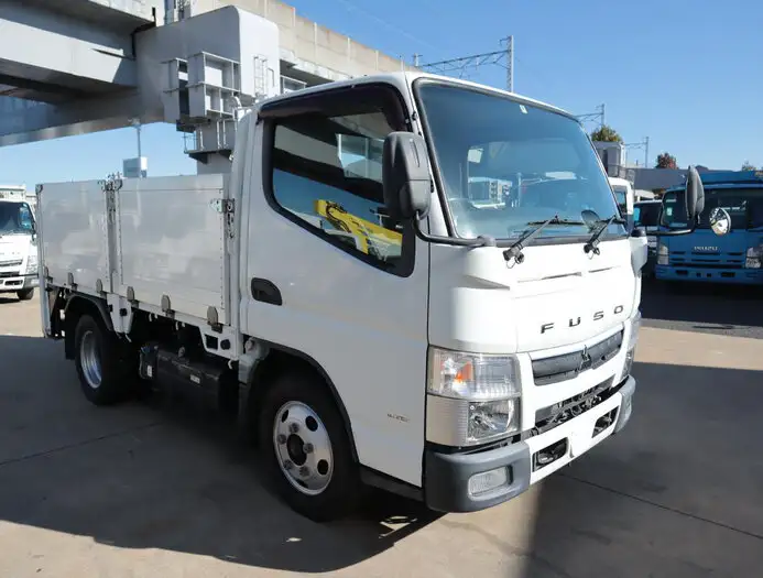 三菱 キャンター 小型 平ボディ パワーゲート 床鉄板の中古トラック画像2
