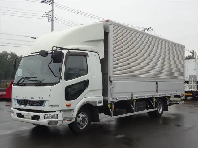 三菱 ファイター 中型/増トン ウイング パワーゲート 床鉄板の中古トラック画像1