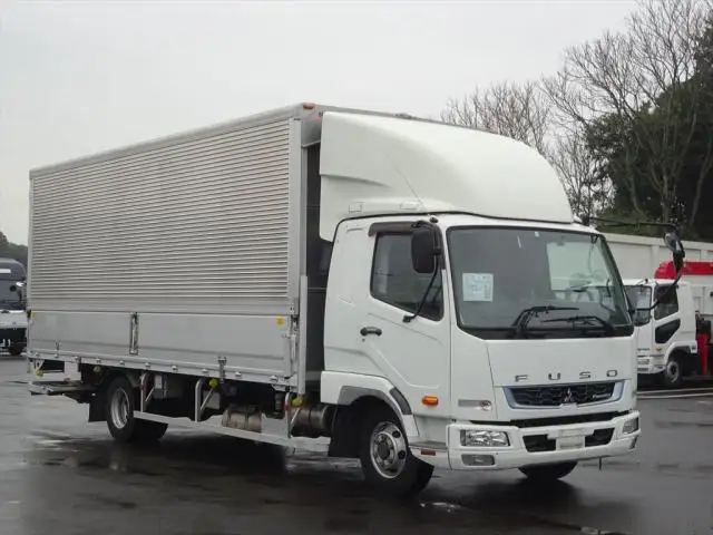 三菱 ファイター 中型/増トン ウイング パワーゲート 床鉄板の中古トラック画像2