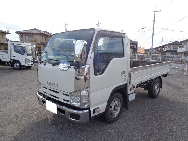 いすゞ エルフ 小型 平ボディ TKG-NHR85A H25｜画像1