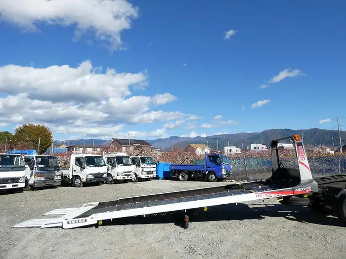 三菱 キャンター 小型 車両重機運搬 ラジコン ウインチの中古トラック画像9