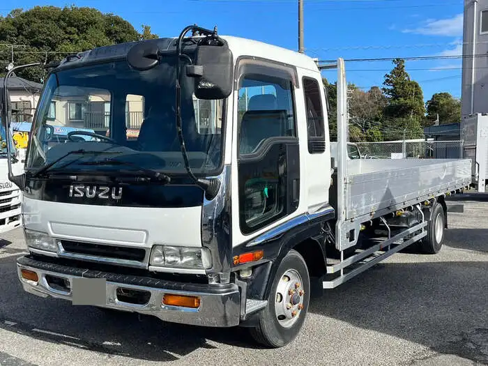 いすゞ フォワード 中型/増トン 平ボディ 床鉄板 アルミブロックの中古トラック画像1