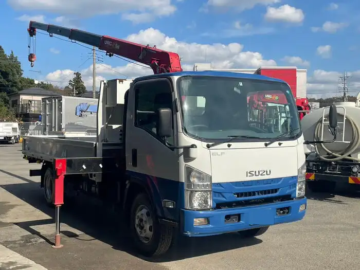 いすゞ エルフ 小型 クレーン付 4段 ラジコンの中古トラック画像2