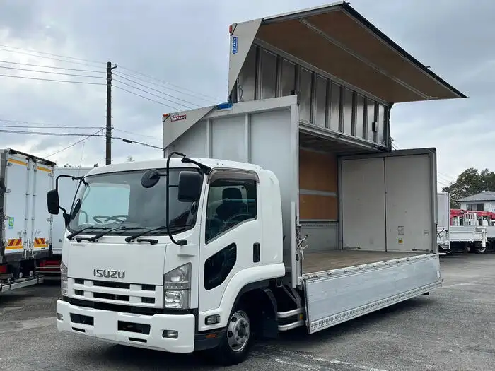 いすゞ フォワード 中型/増トン ウイング ベッド TKG-FRR90S2の中古トラック画像11