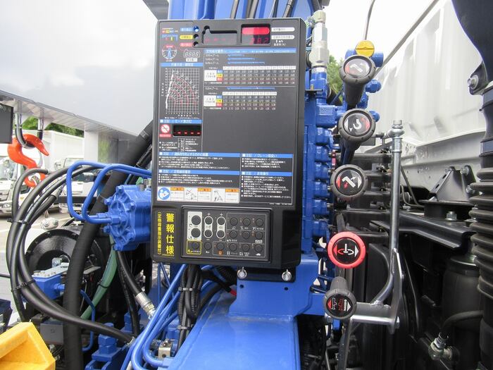 三菱 スーパーグレート 大型 車両重機運搬 4段クレーン ラジコンの中古トラック画像9