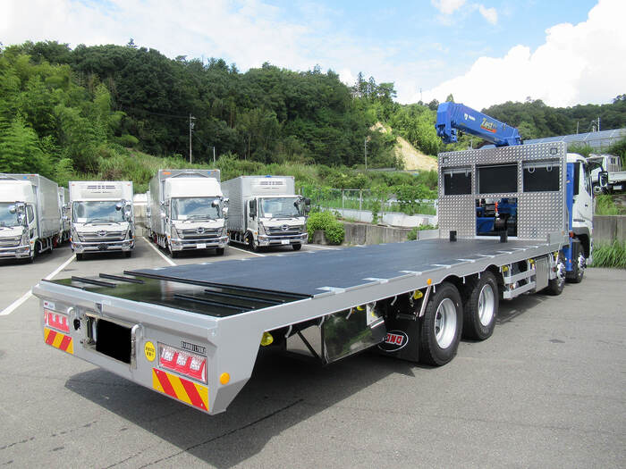 三菱 スーパーグレート 大型 車両重機運搬 4段クレーン ラジコンの中古トラック画像2