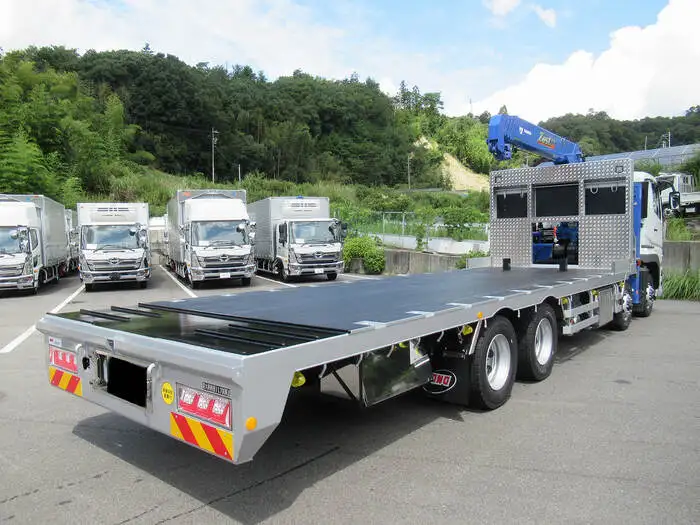 三菱 スーパーグレート 大型 車両重機運搬 4段クレーン ラジコンの中古トラック画像2
