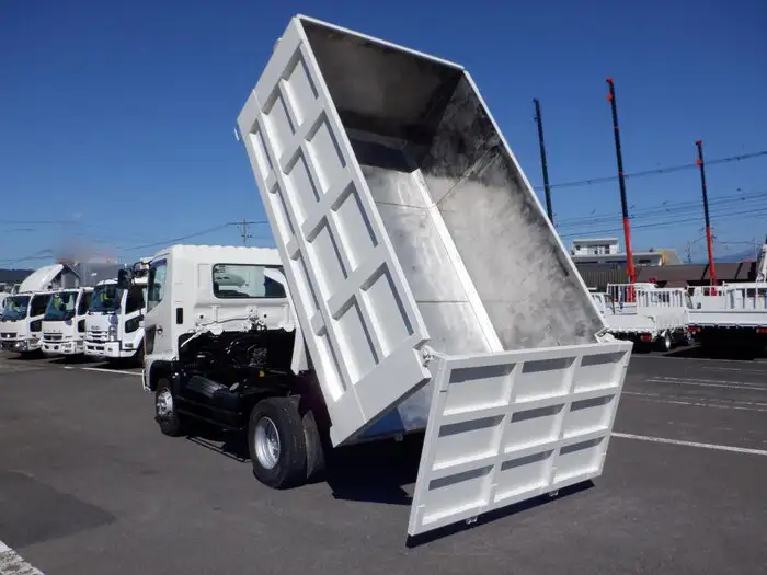 日野 レンジャー 中型/増トン ダンプ 土砂禁 ステンレス張りの中古トラック画像7