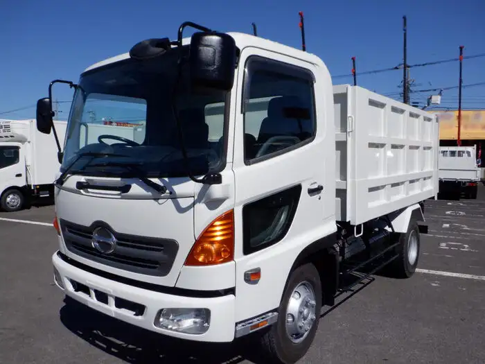 日野 レンジャー 中型/増トン ダンプ 土砂禁 ステンレス張りの中古トラック画像1
