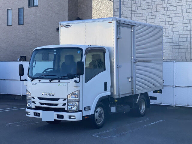いすゞ エルフ 小型 アルミバン サイドドア TPG-NMS85AN｜画像1