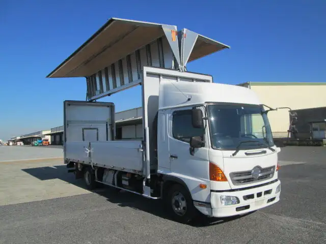 日野 レンジャー 中型/増トン ウイング パワーゲート 床鉄板の中古トラック画像3