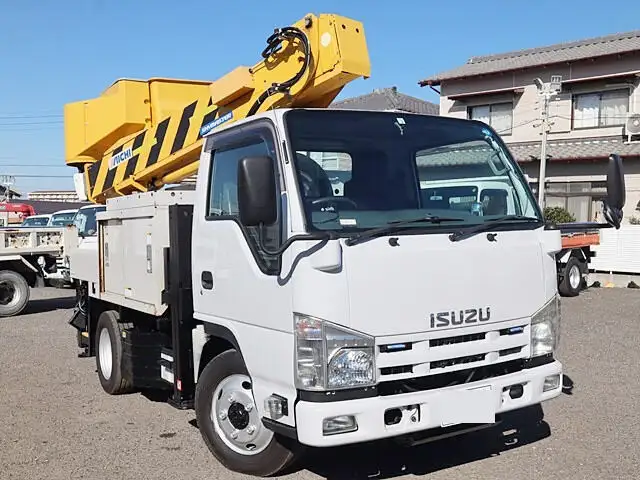 いすゞ エルフ 小型 高所・建柱車 高所作業車 電工仕様の中古トラック画像2