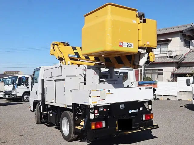 いすゞ エルフ 小型 高所・建柱車 高所作業車 電工仕様の中古トラック画像4