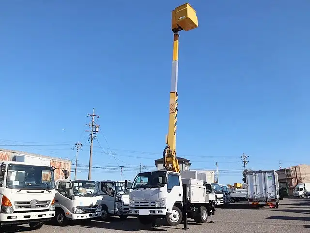 いすゞ エルフ 小型 高所・建柱車 高所作業車 電工仕様の中古トラック画像10