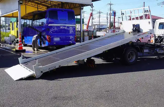 三菱 ファイター 中型/増トン 車両重機運搬 ラジコン ウインチの中古トラック画像4