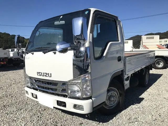 いすゞ エルフ 小型 平ボディ 床鉄板 BKG-NHR85Aの中古トラック画像1