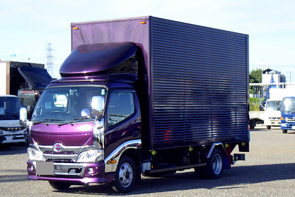 日野 デュトロ 小型 アルミバン パワーゲート 2RG-XZU655M｜画像1