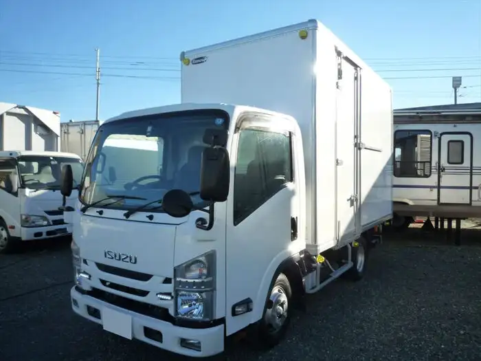 いすゞ エルフ 小型 アルミバン パワーゲート サイドドアの中古トラック画像1