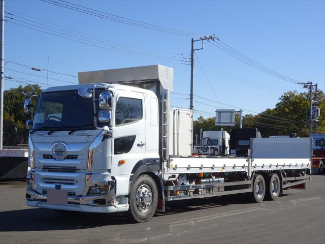 日野 プロフィア 大型 平ボディ 床鉄板 アルミブロック｜画像1