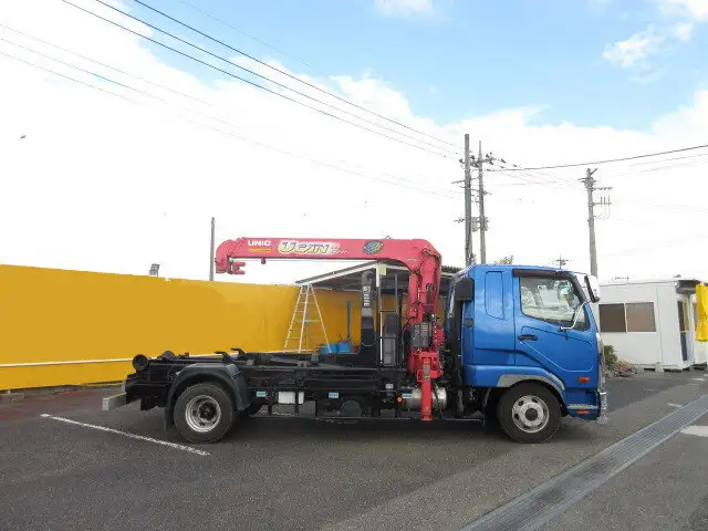 三菱 ファイター 中型/増トン アームロール クレーン付き ツインホイストの中古トラック画像3