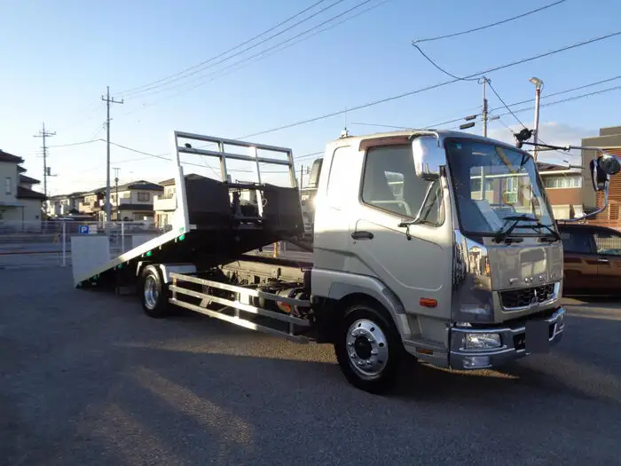 三菱 ファイター 中型/増トン 車両重機運搬 ラジコン ウインチの中古トラック画像12