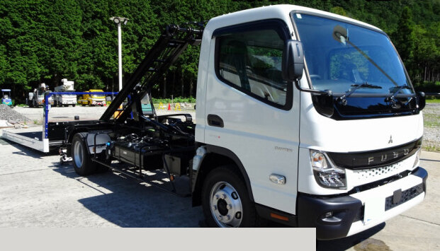 三菱 キャンター 小型 車両重機運搬 ラジコン ウインチ｜画像1