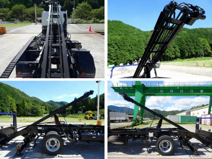 三菱 キャンター 小型 車両重機運搬 ラジコン ウインチの中古トラック画像11