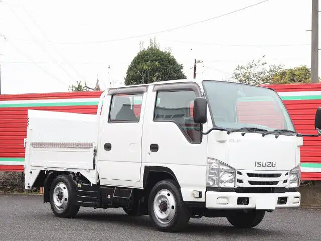 いすゞ エルフ 小型 平ボディ Wキャブ パワーゲートの中古トラック画像2
