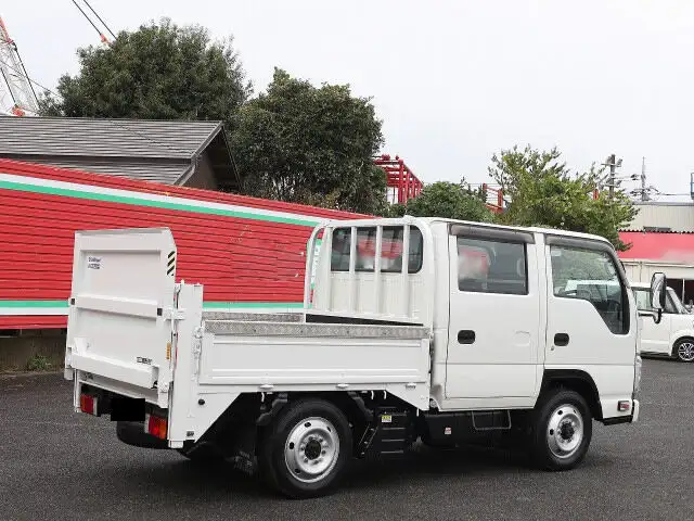 いすゞ エルフ 小型 平ボディ Wキャブ パワーゲートの中古トラック画像3
