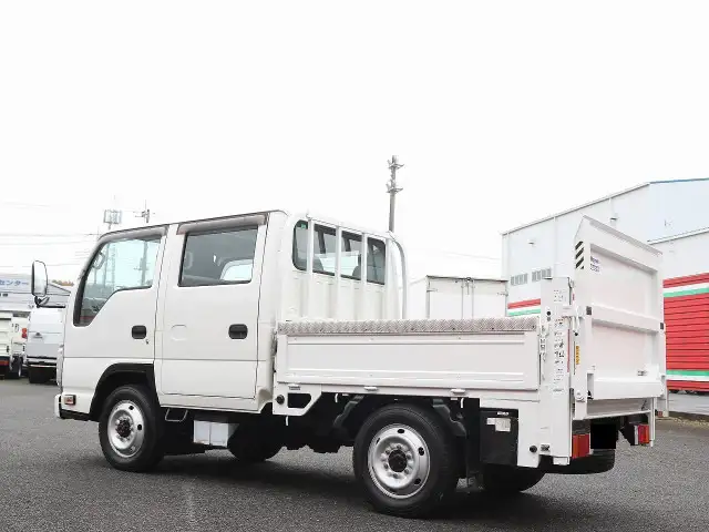 いすゞ エルフ 小型 平ボディ Wキャブ パワーゲートの中古トラック画像4