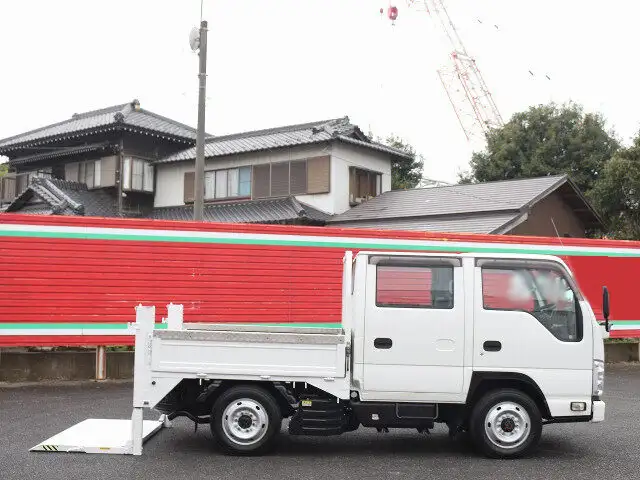 いすゞ エルフ 小型 平ボディ Wキャブ パワーゲートの中古トラック画像7