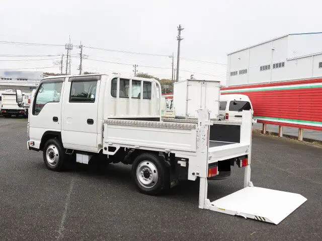 いすゞ エルフ 小型 平ボディ Wキャブ パワーゲートの中古トラック画像5