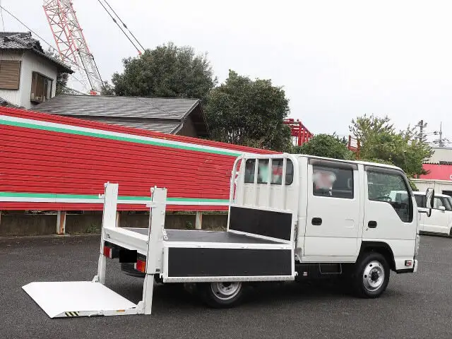 いすゞ エルフ 小型 平ボディ Wキャブ パワーゲートの中古トラック画像10
